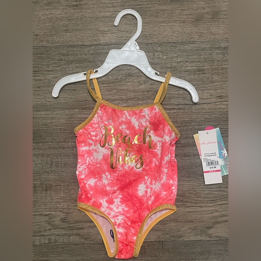 NWT Pink Platinum Swimsuit